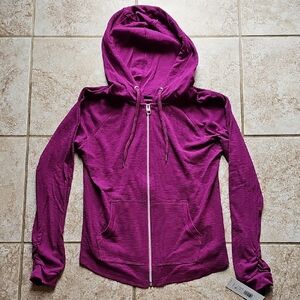 Women's Purple Zip-Up Hoodie
